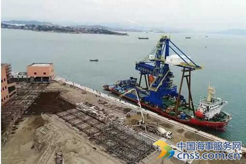东南沿海最大铁矿石专用码头即将投运