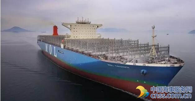 新的世界最大集装箱船来了：20150TEU