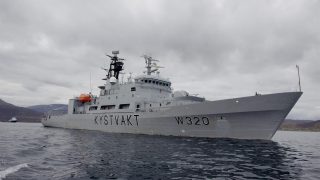 Russian Freighter Lists in Norwegian Sea