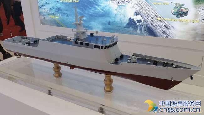 中船展示售马来西亚巡逻舰