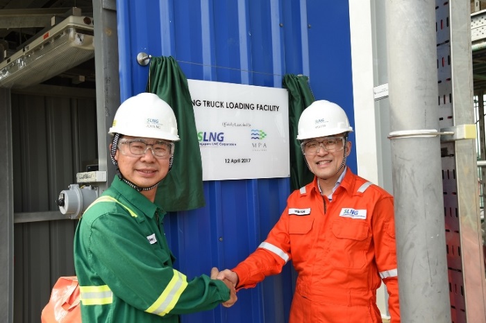 Singapore’s First LNG Truck To Ship Loading Facility Ready for Operations