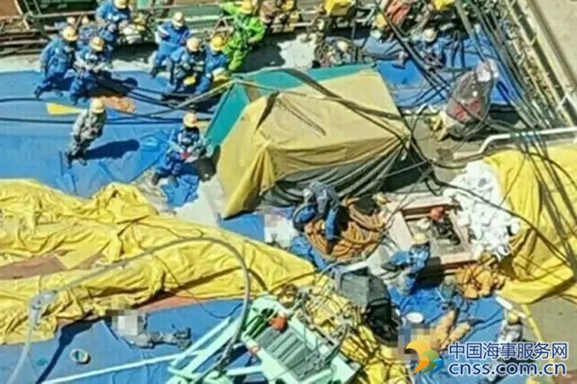 伤亡28人，韩国三星重工一造船厂起重机倒塌砸5亿美元平台