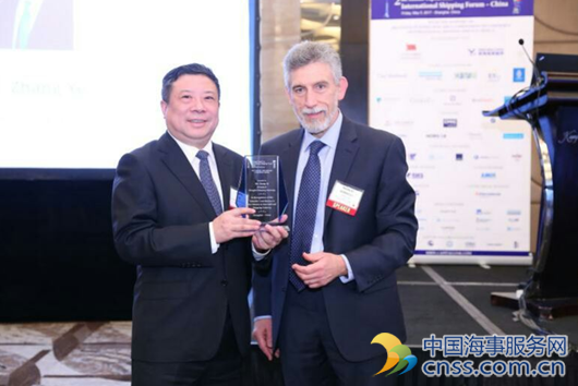 张页总裁获颁“Capital Link中国航运杰出领袖奖”