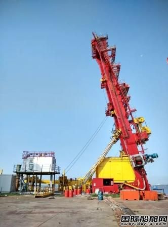 振华重工完成国内首台深海Ｊ型铺管设备样机试制
