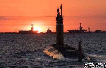 美国海军接收华盛顿号攻击型核潜艇