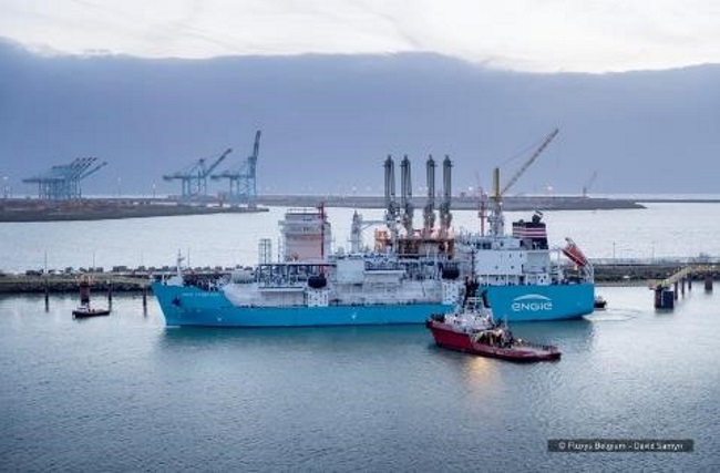 Ship-to-Ship LNG Bunkering Service Started in the Port of Zeebrugge