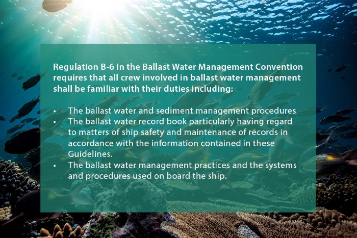 Seagull: Effective onboard training on the Ballast Water Management Convention