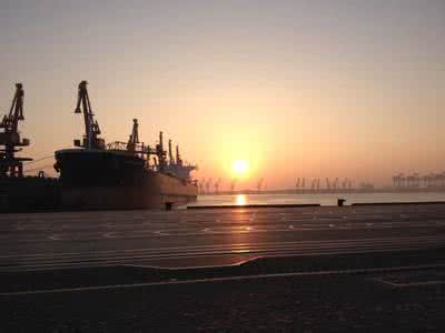 日照港首个海外码头合作项目正在调试