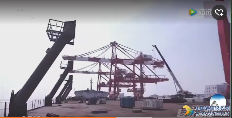 中国制造的港口桥吊，各项技术参数打破世界纪录！
