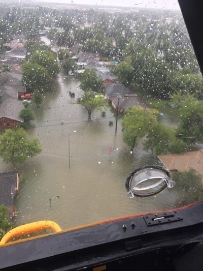 Houston: Streets Turned Into Rivers