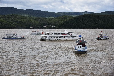 牡丹江市成功举办水上交通事故政企联动应急演练