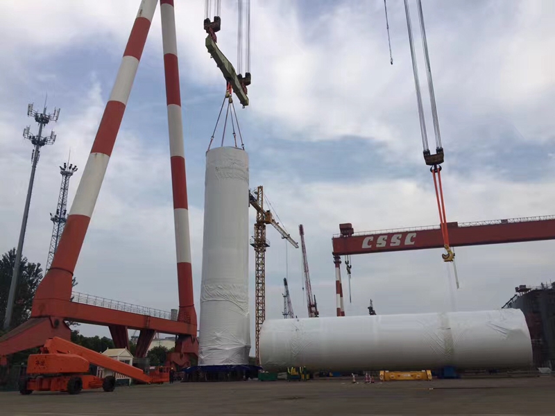 中船澄西在中国首个5兆瓦以上大功率海上风电场显身手