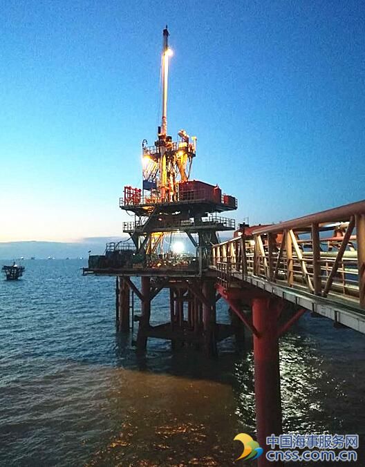 石化机械独立式海洋液压修井机完成首口井作业