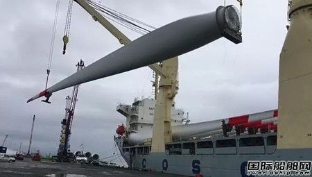 “大安”轮实现全球首次单船承运4套6兆瓦海上风电机组