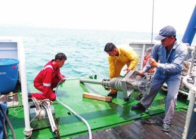 中马联合调查马来半岛海域海洋地质