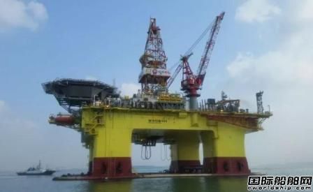 大船海工A5000型深水半潜式钻井平台完成海试