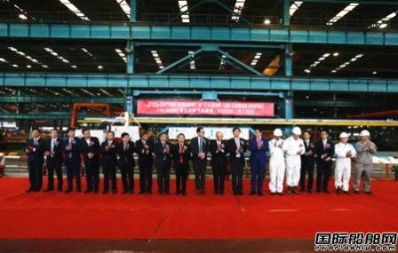 沪东中华中国第四代LNG船首船开建