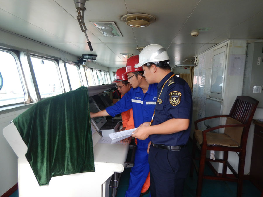 八所海事局积极做好船载自动识别系统的现场监督检查工作