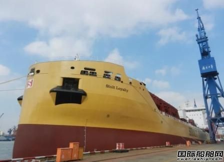 沪东中华交付升级版38000吨双相不锈钢化学品船