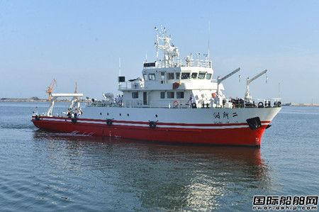 京鲁船业交付河口浅水型科学考察船“创新二”