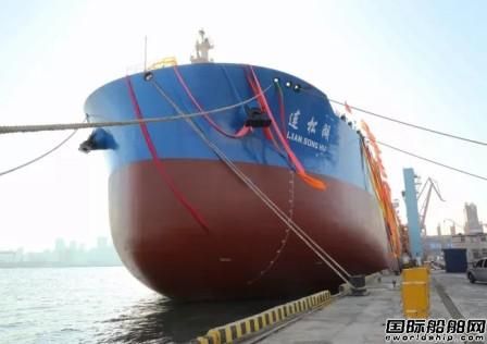 大船集团交付7.2万吨成品油船“连松湖”号