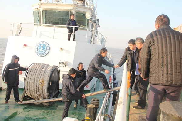 东营海事局港区海事处加强冬季海上巡航执法工作