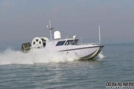 中船重工980A型无人艇太湖试验成功