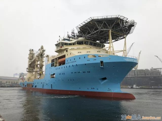 深水海工作业船“马士基创新者”开航