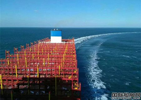 大船集团20000TEU集装箱船完成两大节点