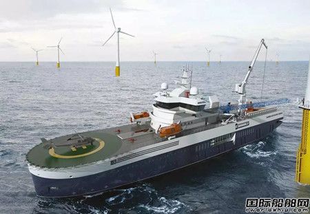 达门展示W2W海上风电运维母船