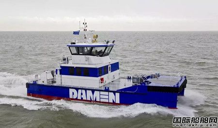 达门推出双体式全铝合金海上风电运维船