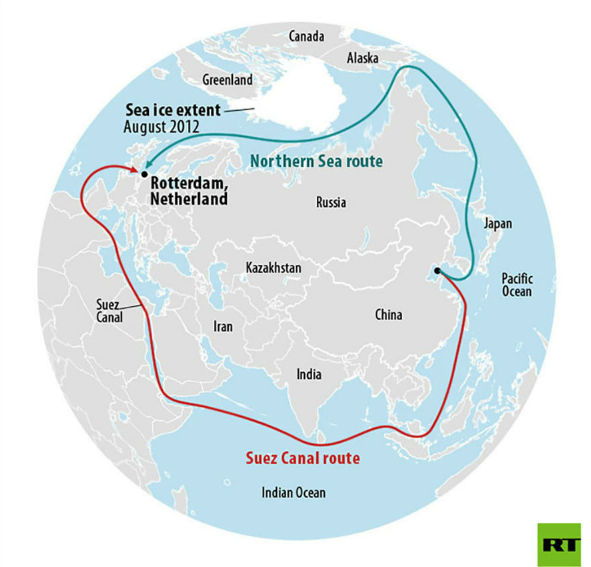 美国要求俄开放北极航线 未来或也执行"航行自由"