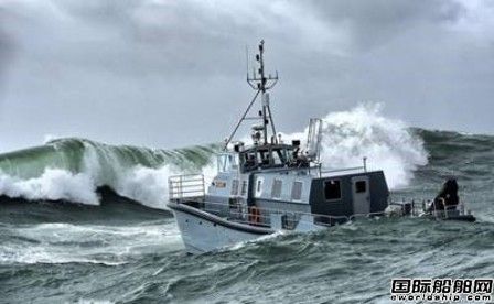 英国海军新建水道测量船海试遭遇恶劣天气