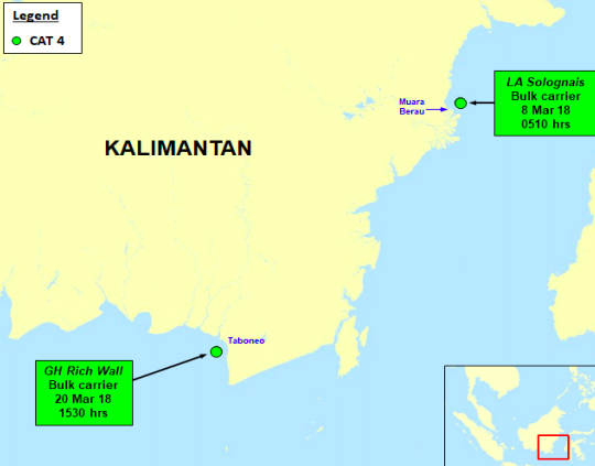 ReCAAP ISC：印度尼西亚附近海域又发生两起劫船事件