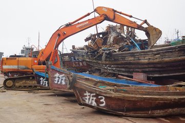2017年543艘船出售到南亚海滩拆解!