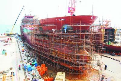 上半年韩国造船订单量全球第一!