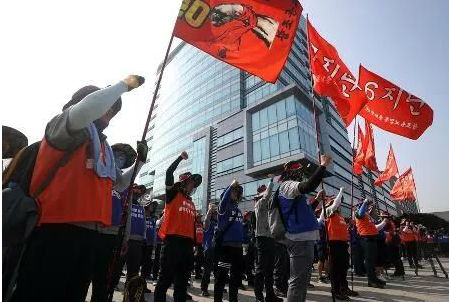 总罢工开始！现代重工工人今年首次全面罢工