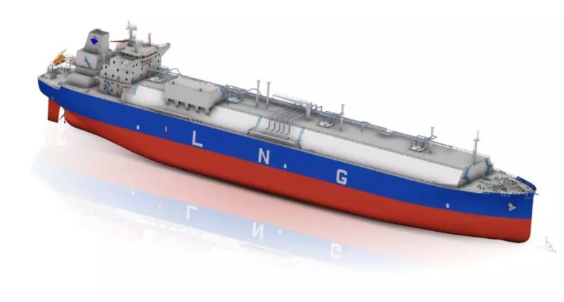 造薄膜型LNG！江南造船获得两艘79800立方米LNG船建造合同！