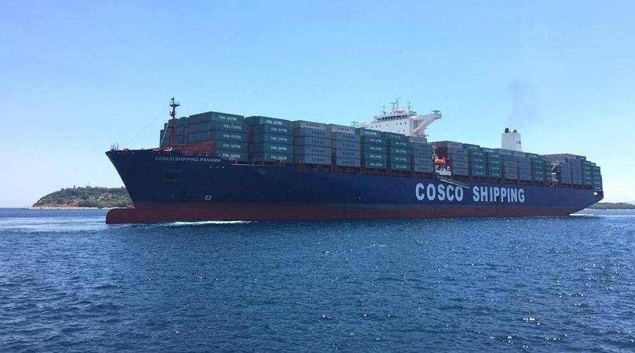 中远海控上半年盈利船队规模首次突破200万标准箱