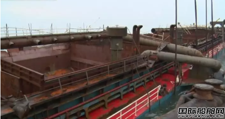 唐山海域倾覆轮船发现4名遇难船员遗体