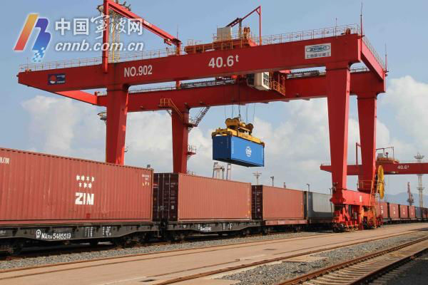 宁波舟山港海铁联运40.2万标箱 超去年总量