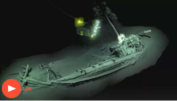 黑海发现世界最古老沉船