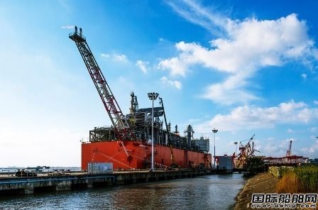 惠生海工建造首艘FLNG正式启航
