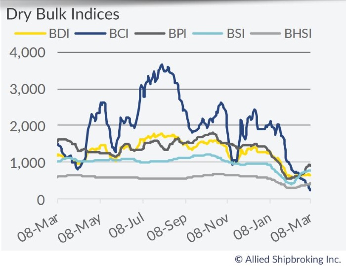 Dry Bulk Market: Future Prospects Don’t Seem to Point Upwards