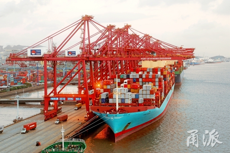 港口景气指数回升！宁波舟山港上半年集装箱吞吐1390万标箱