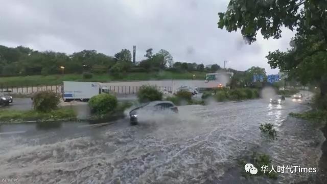 受台风影响，日本东部港口遭破坏，在东京湾发生多起撞船事故