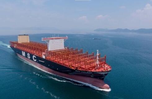 地中海航运巨型集装箱船首次安装空气润滑系统