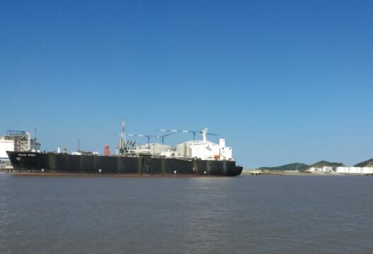 洋山港LNG码头运营十年累计进出LNG船舶874艘次