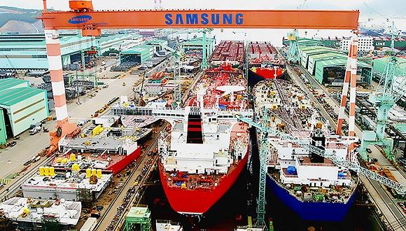 三星重工亏损扩大今年接单目标提高至84亿美元