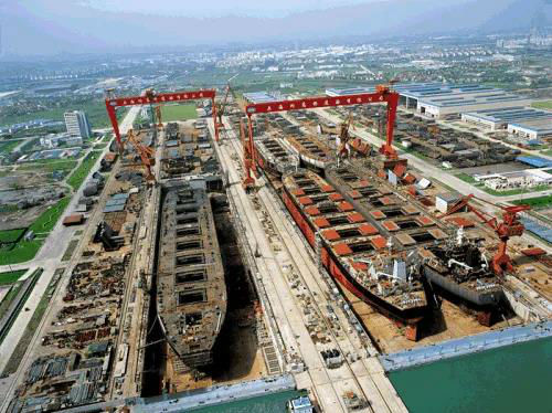上半年中国继续保持全球造船业三大指标第一